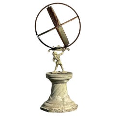 Vintage Regency Patinated Sundial