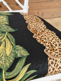 Sedie da salotto a reticolo in finto bambù Phyllis Morris d'epoca