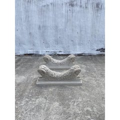 Vintage Regency Plaster Ram Coffee Table