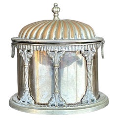 Vintage Regency Plated Biscuit Box