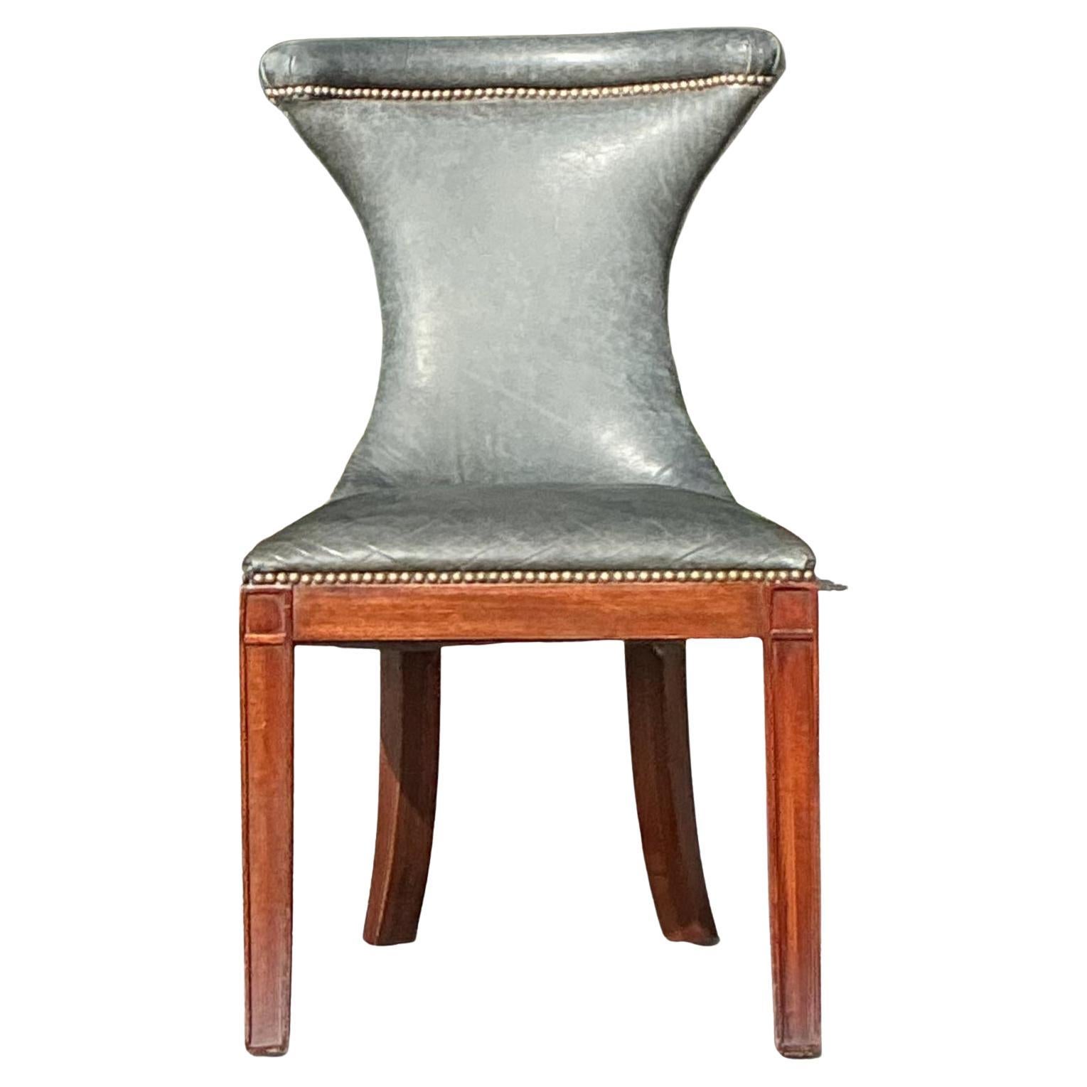 Vintage Regency Polo Ralph Lauren Leather Highgate” Dining Chair