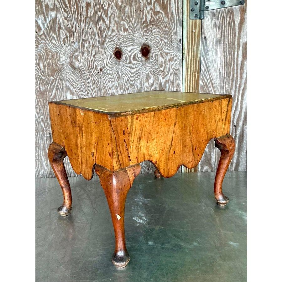 Vintage Regency Queen Anne Beistelltisch 2