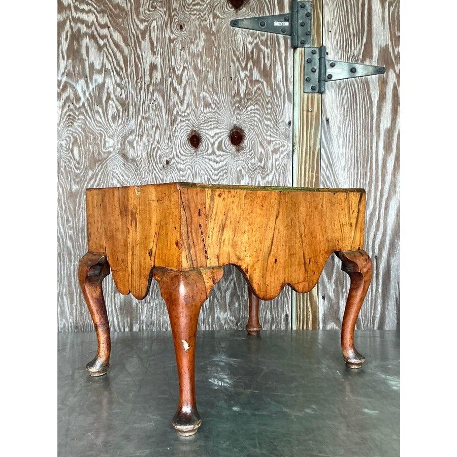 Vintage Regency Queen Anne Beistelltisch 3