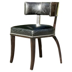 Vintage Regency Ralph Lauren “Clivedon” Embossed Croc Klismos Chair
