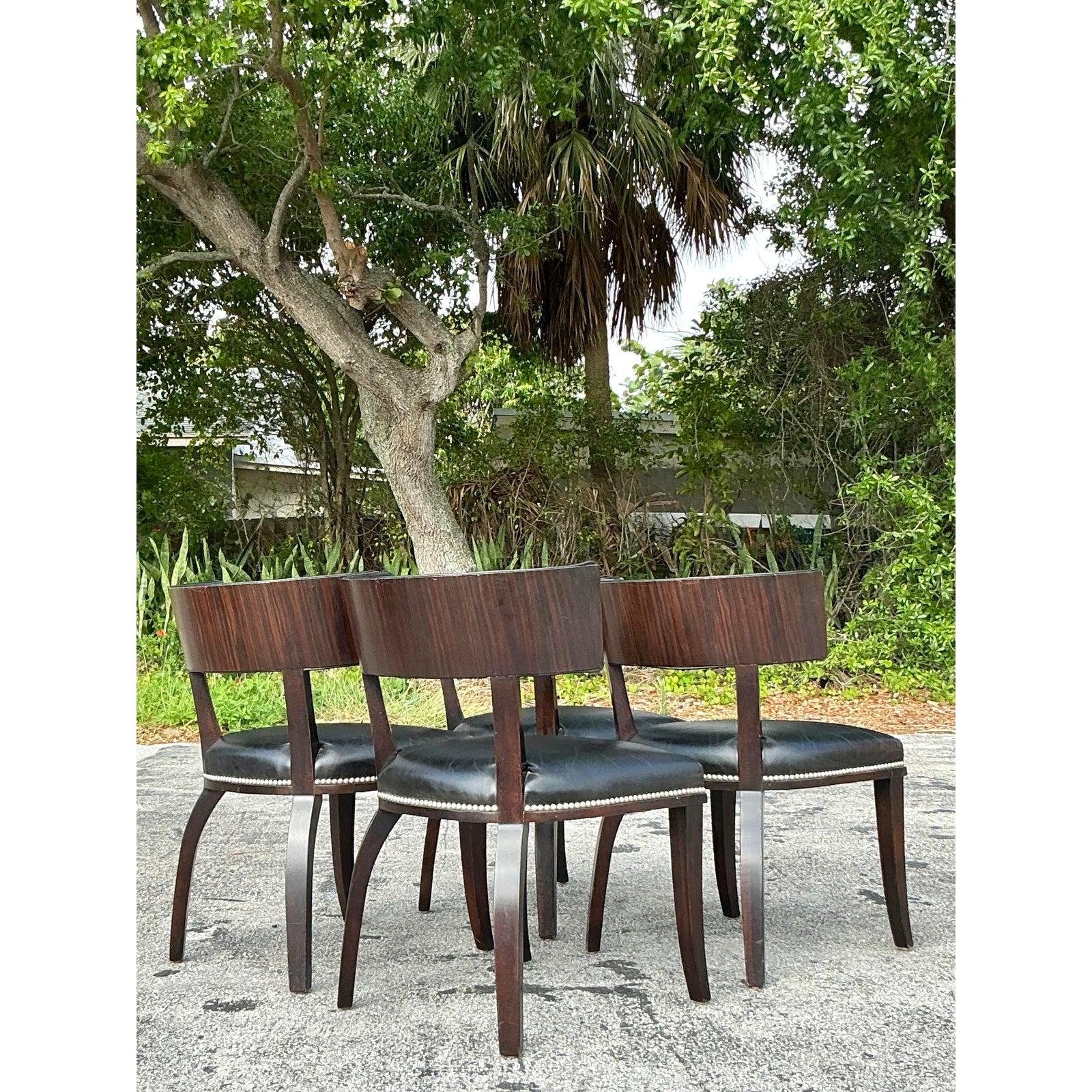Sedie da pranzo vintage Regency Ralph Lauren 