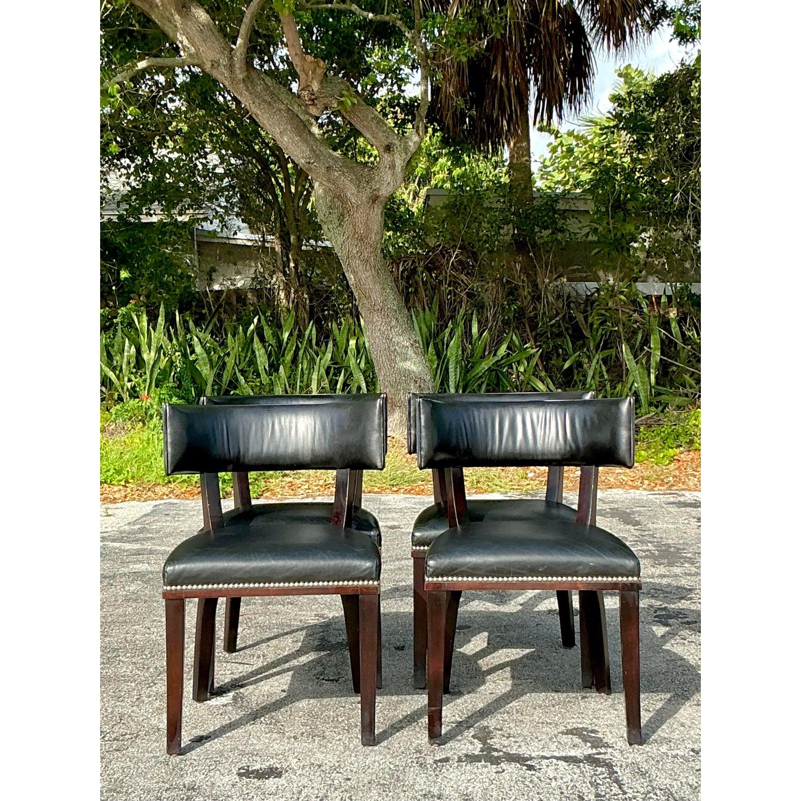 XX secolo Sedie da pranzo vintage Regency Ralph Lauren 