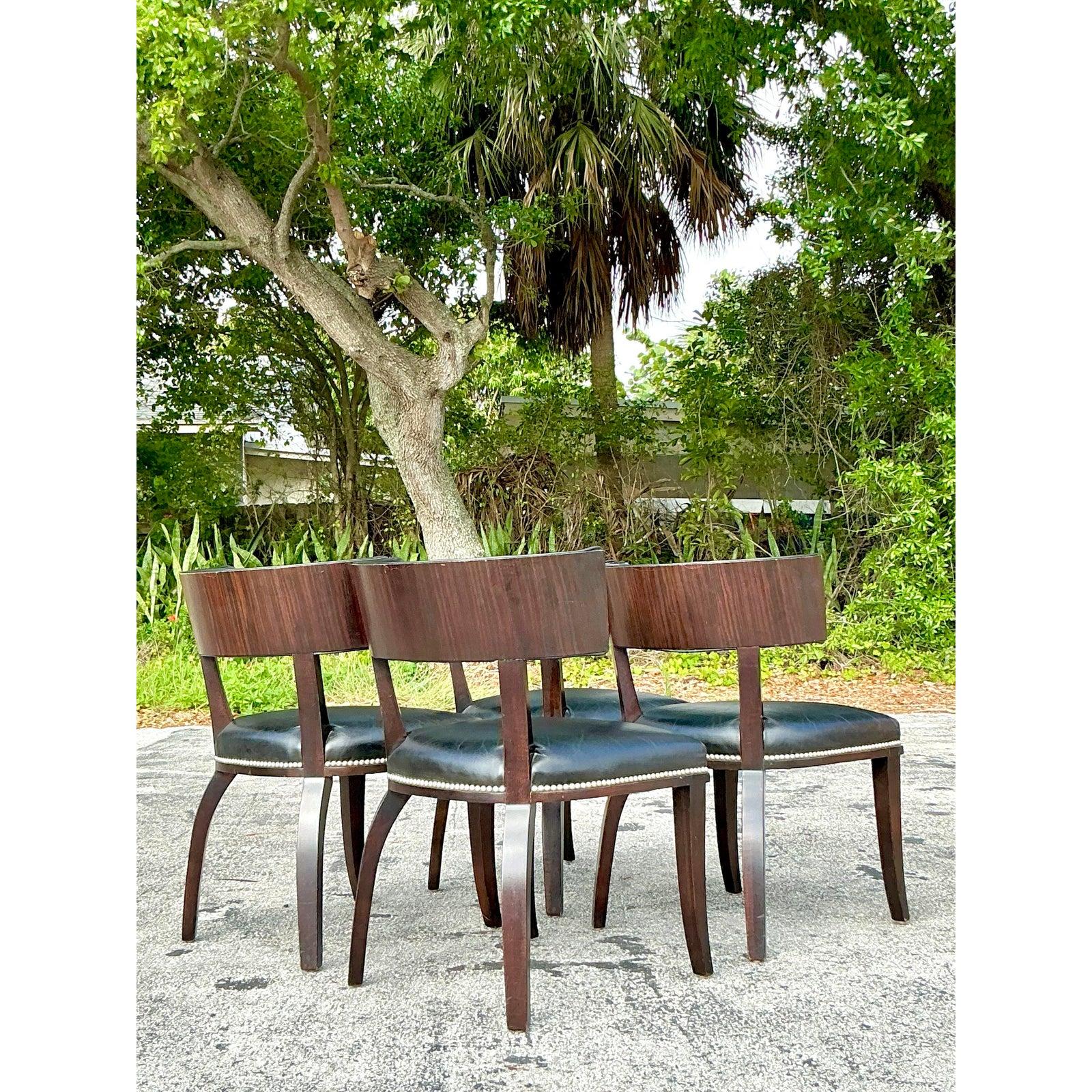 Sedie da pranzo vintage Regency Ralph Lauren 