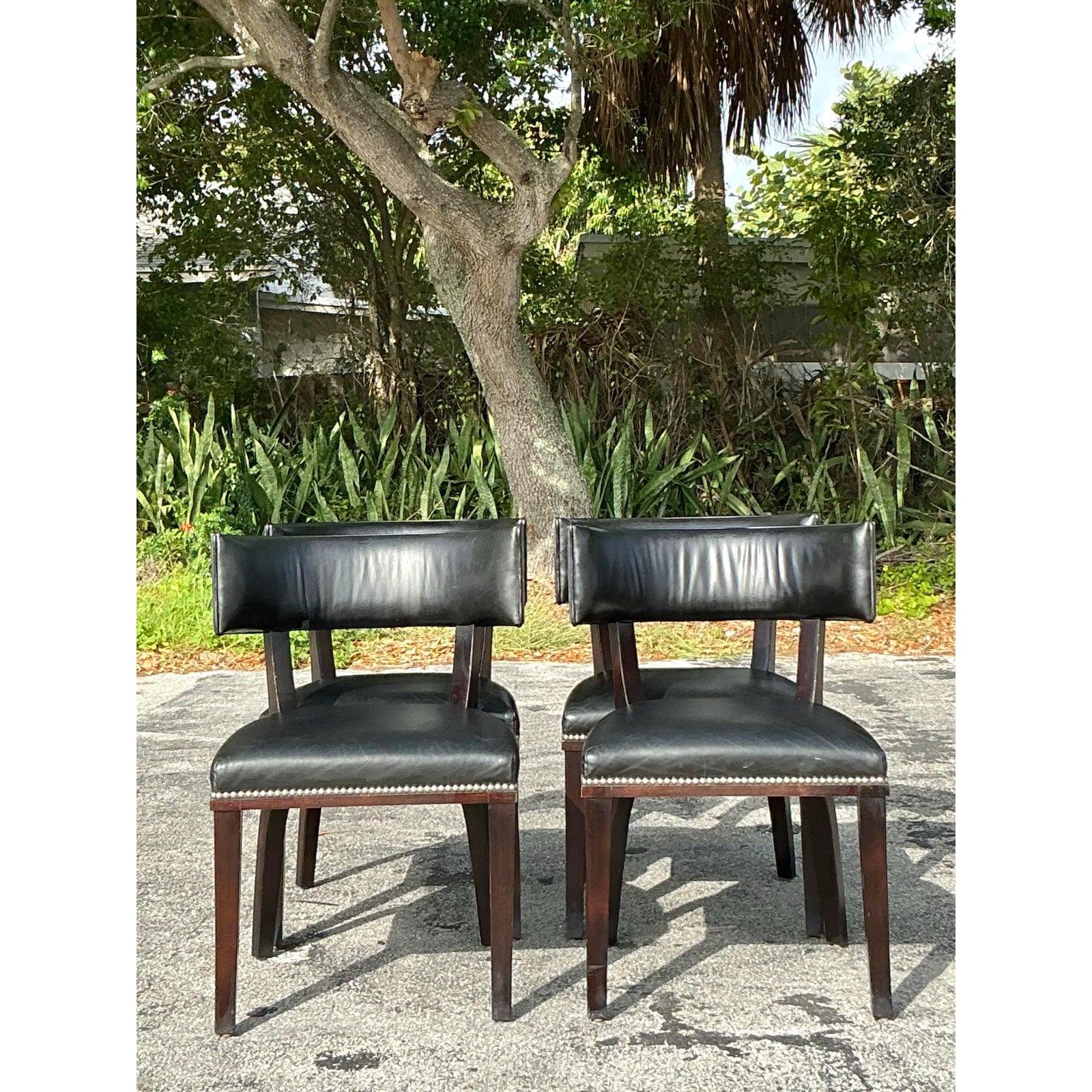 Sedie da pranzo vintage Regency Ralph Lauren 