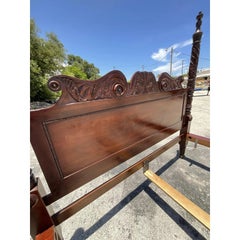 Vintage Regency Ralph Lauren Mahogany King Poster Bed