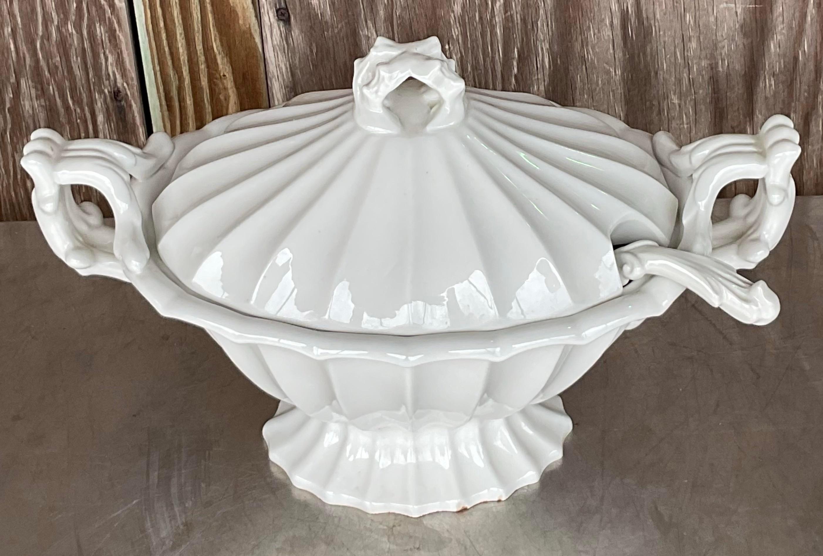 Americano Zuppiera vintage in ceramica smaltata Red Cliff Stoneware in vendita