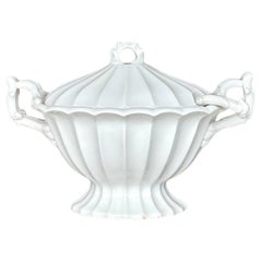 Vintage Regency Red Cliff Steingut glasierte Keramik Terrine