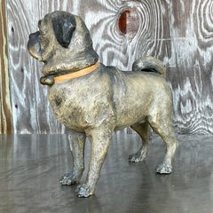 Vintage Regency Resin Pug