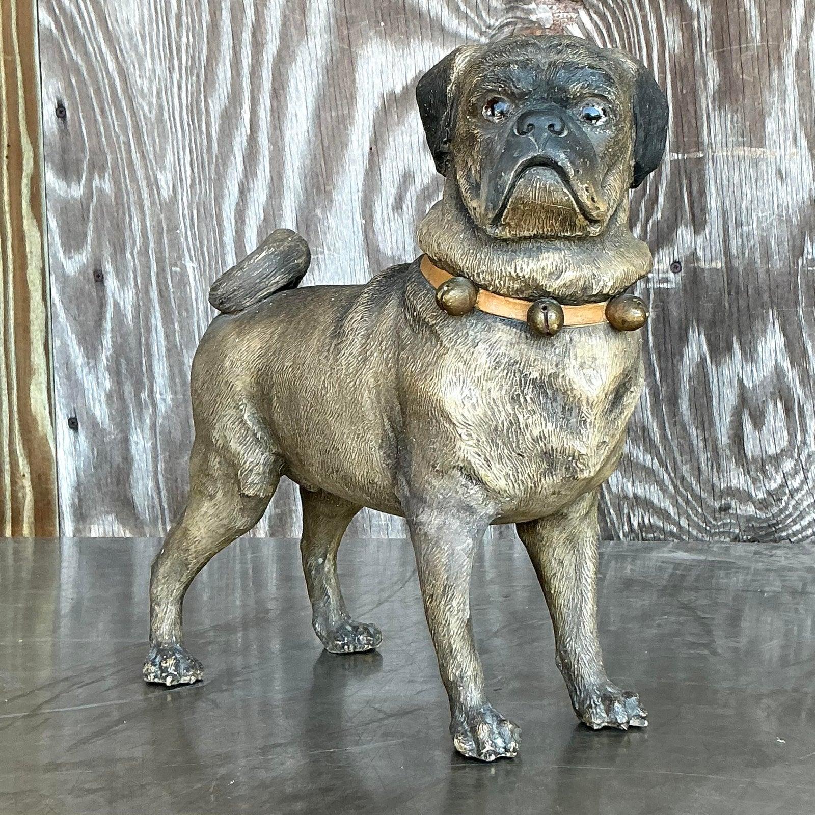 Carlino in resina vintage Regency In condizioni buone in vendita a West Palm Beach, FL