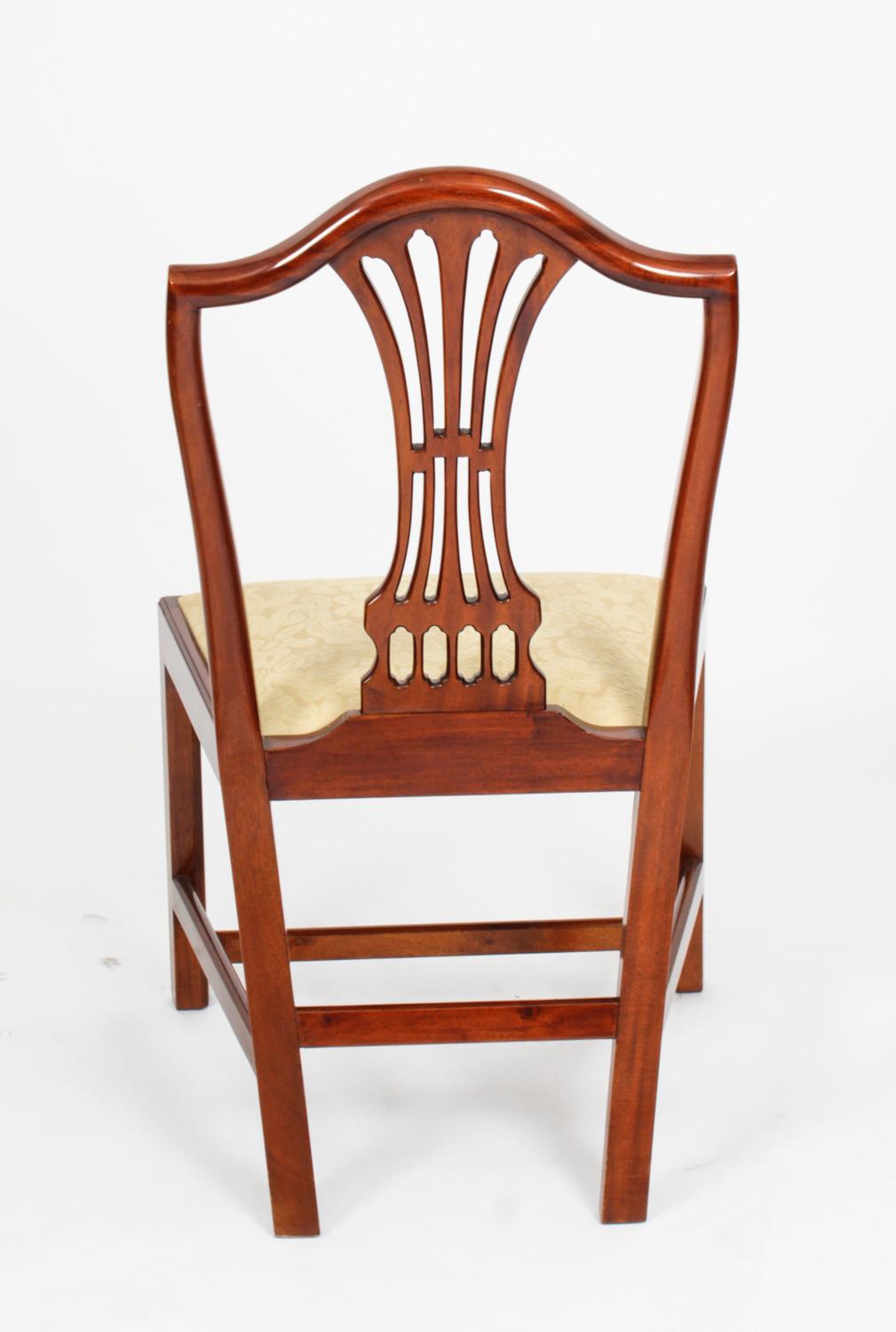 Vintage Regency Revival Dining Table & 8 Chairs by William Tillman 20th C 10
