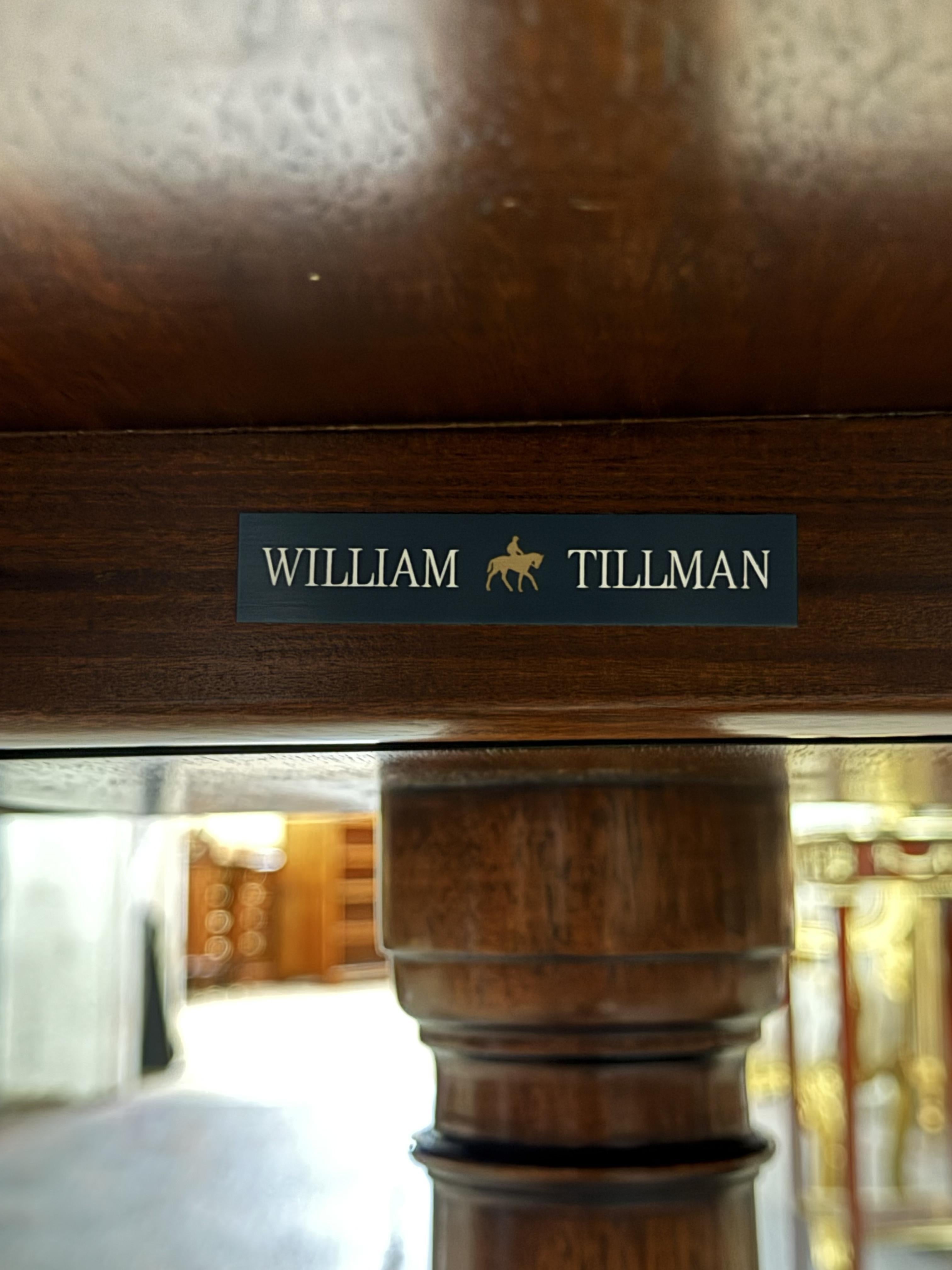 Vintage Regency Revival Dining Table by William Tillman & 8 Chairs 20th Century For Sale 7