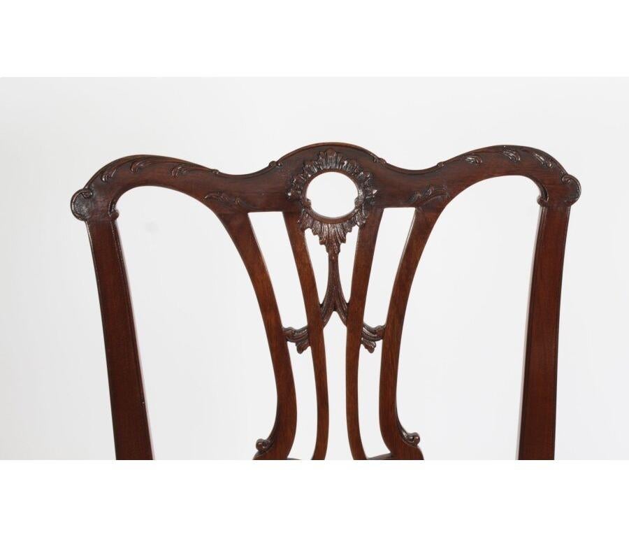 Table de salle à manger néo-Régence William Tillman et 8 chaises anciennes en vente 9
