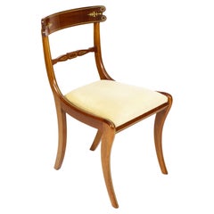 Used Regency Revival Side Desk Chair by William Tillman 20th C