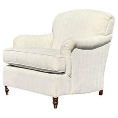 Used Regency Roll Back Lounge Chair After Kravet