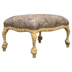 Ottoman Vintage Regency à glands en corde