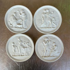 Vintage Regency Royal Copenhagen Bisque Taglio - Set of 4