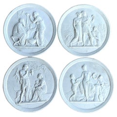 Vintage Regency Royal Copenhagen Bisque Taglio - Set of 4