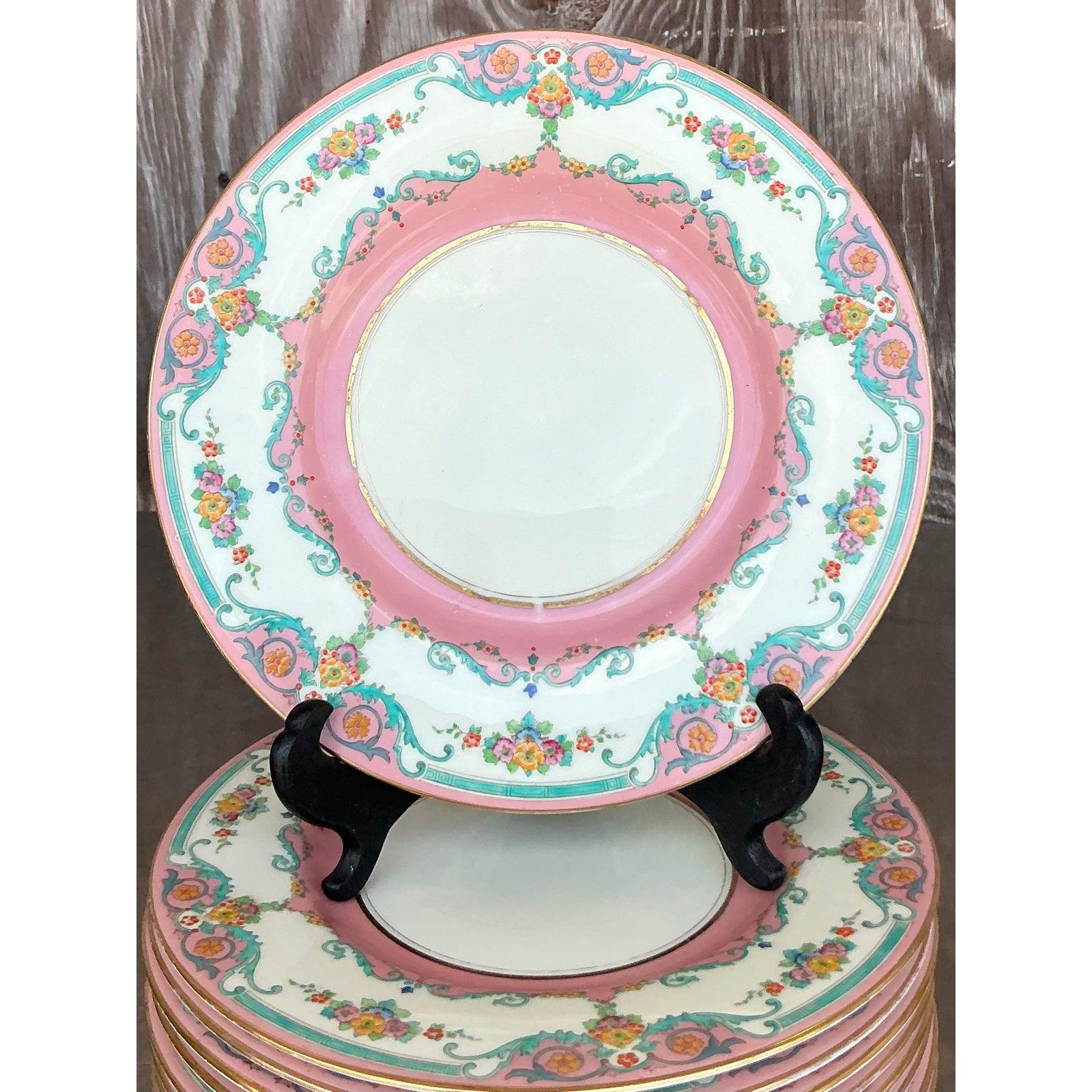 Britannique Assiettes à dîner Royal Doulton Regency vintage - Lot de 11 en vente