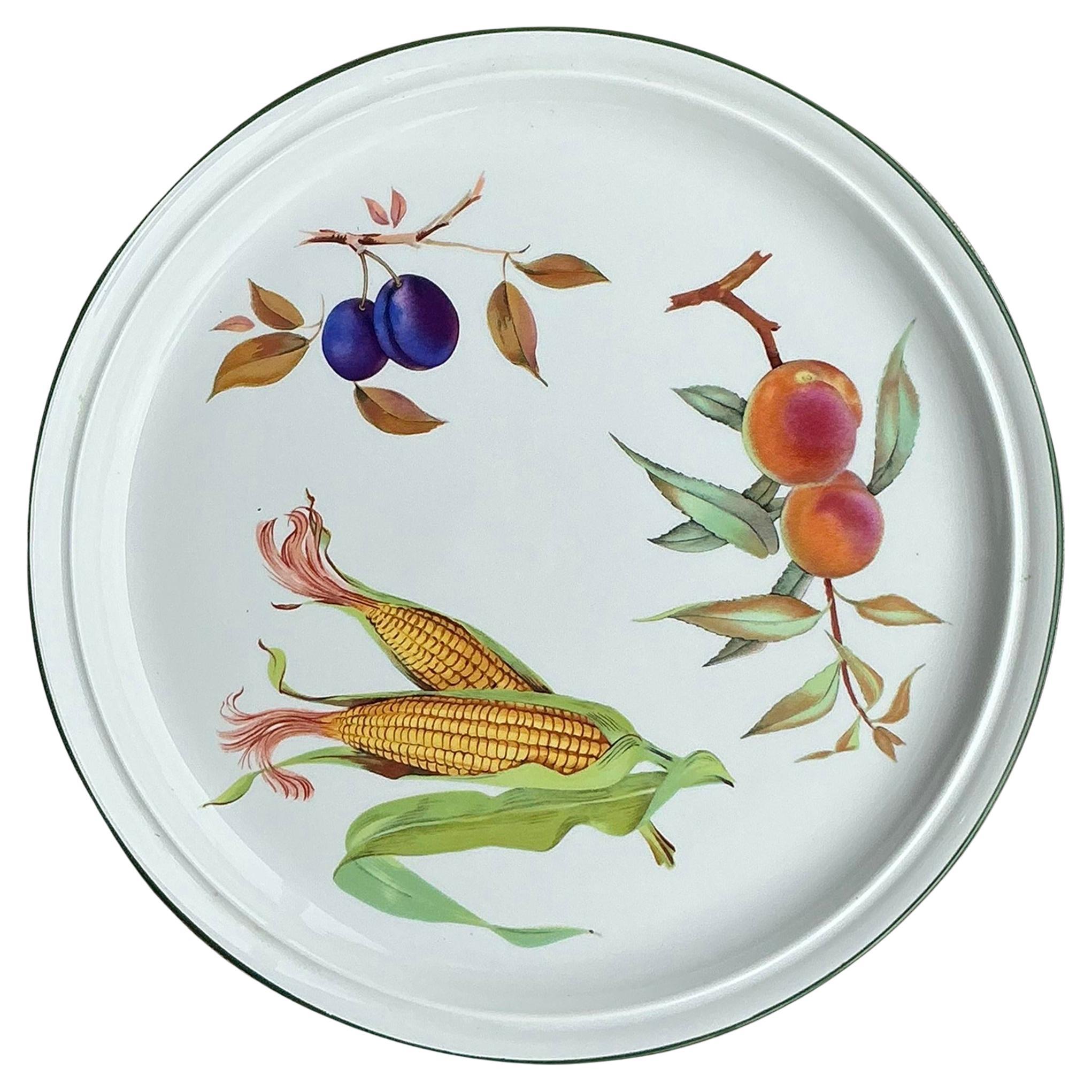 Piatto vintage Royal Worcester della Reggenza