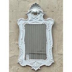Vintage Regency Ruffle Mirror