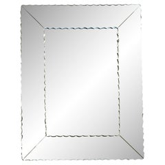 Specchio da parete smerlato Vintage Regency