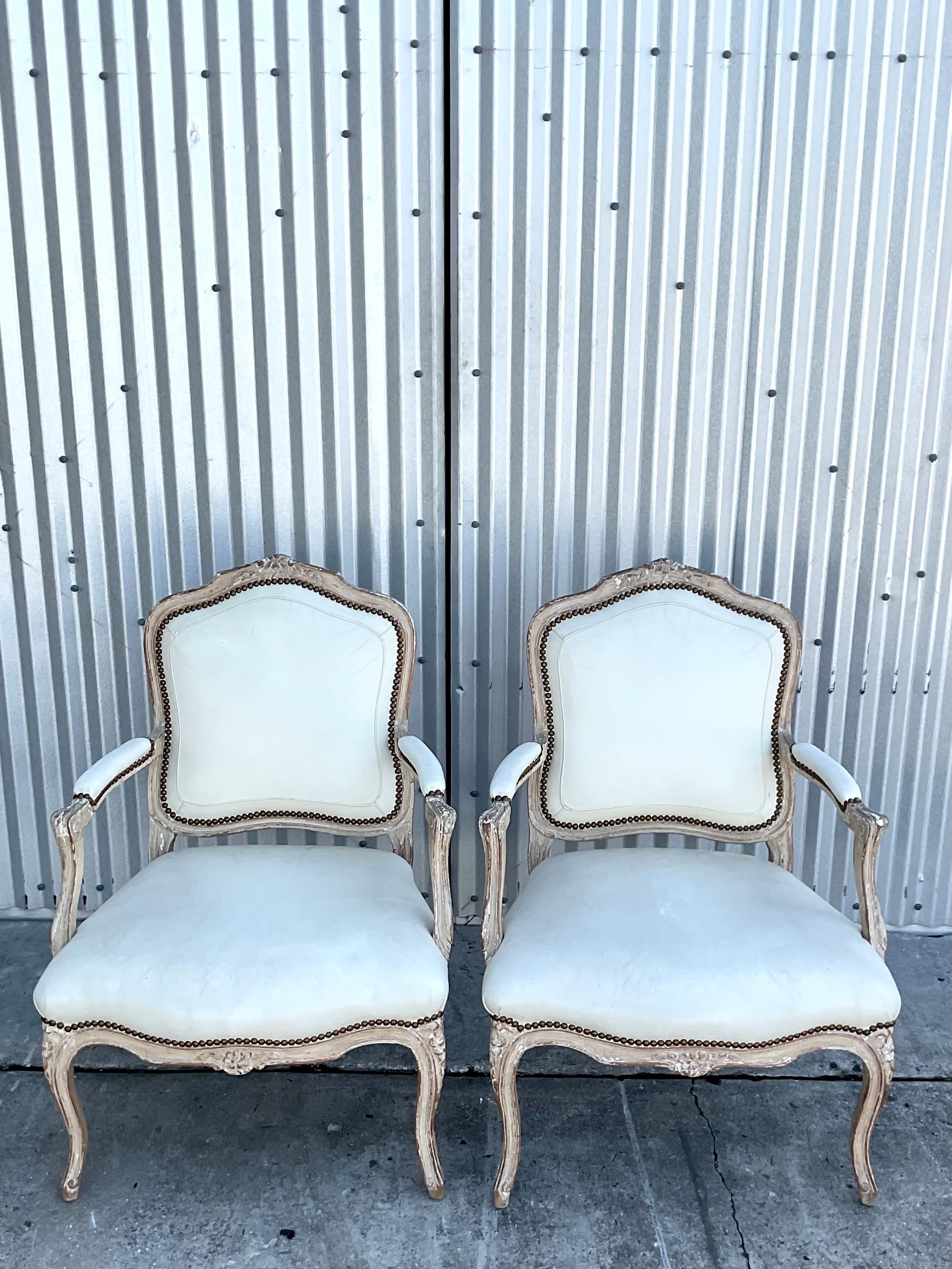 vintage regency chairs