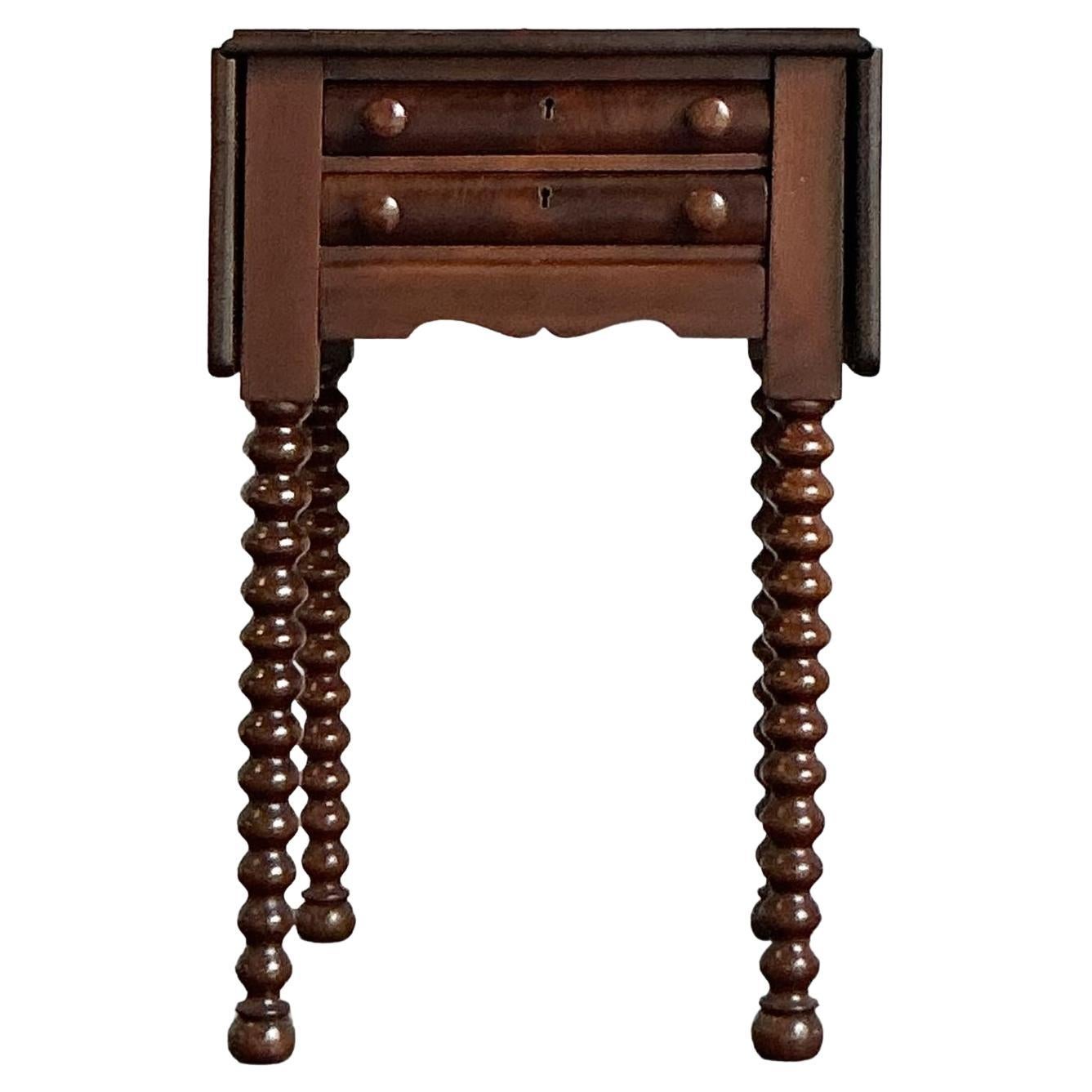 Table à feuilles tombantes Vintage Regency Sheraton en vente