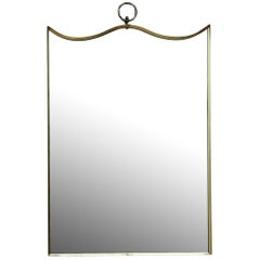 Vintage Regency Shield Mirror