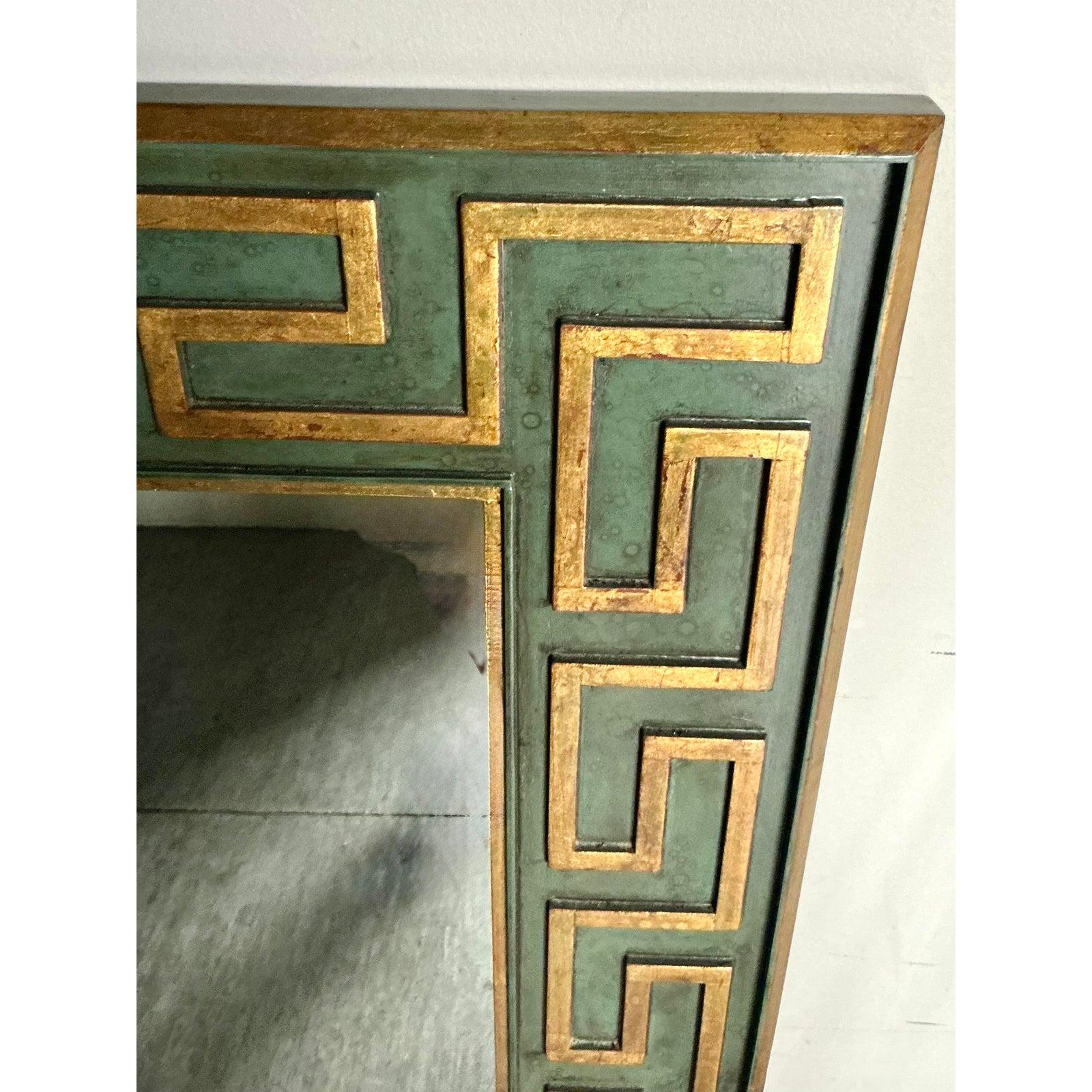 Vintage Regency signiert Nancy Jolly griechischen Schlüssel Spiegel (20. Jahrhundert) im Angebot