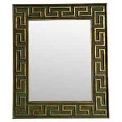 Vintage Regency Signed Nancy Jolly Greek Key Mirrors