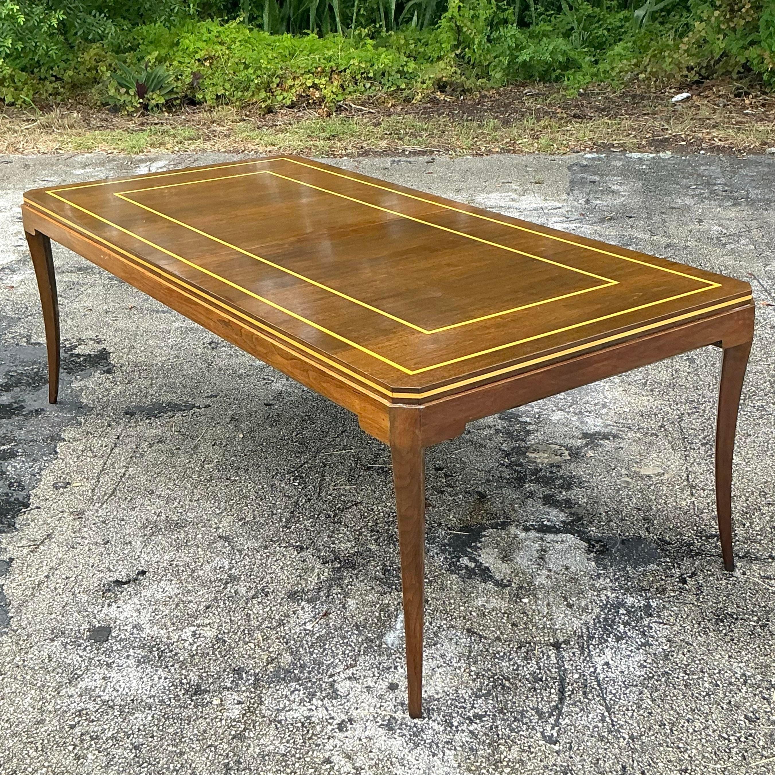 Elevate your dining space with this exquisite Vintage Regency Signed Tommi Parzinger 