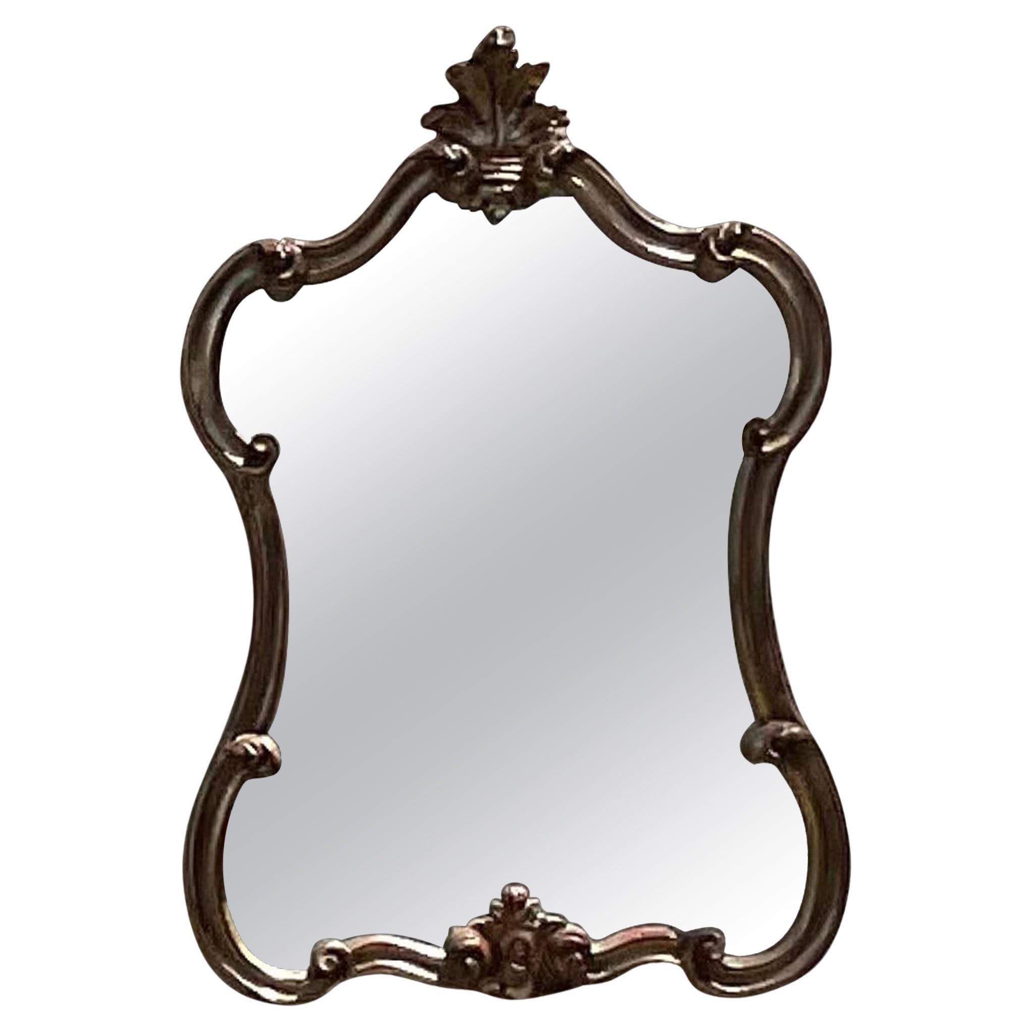 Miroir Vintage Regency Silver Leaf