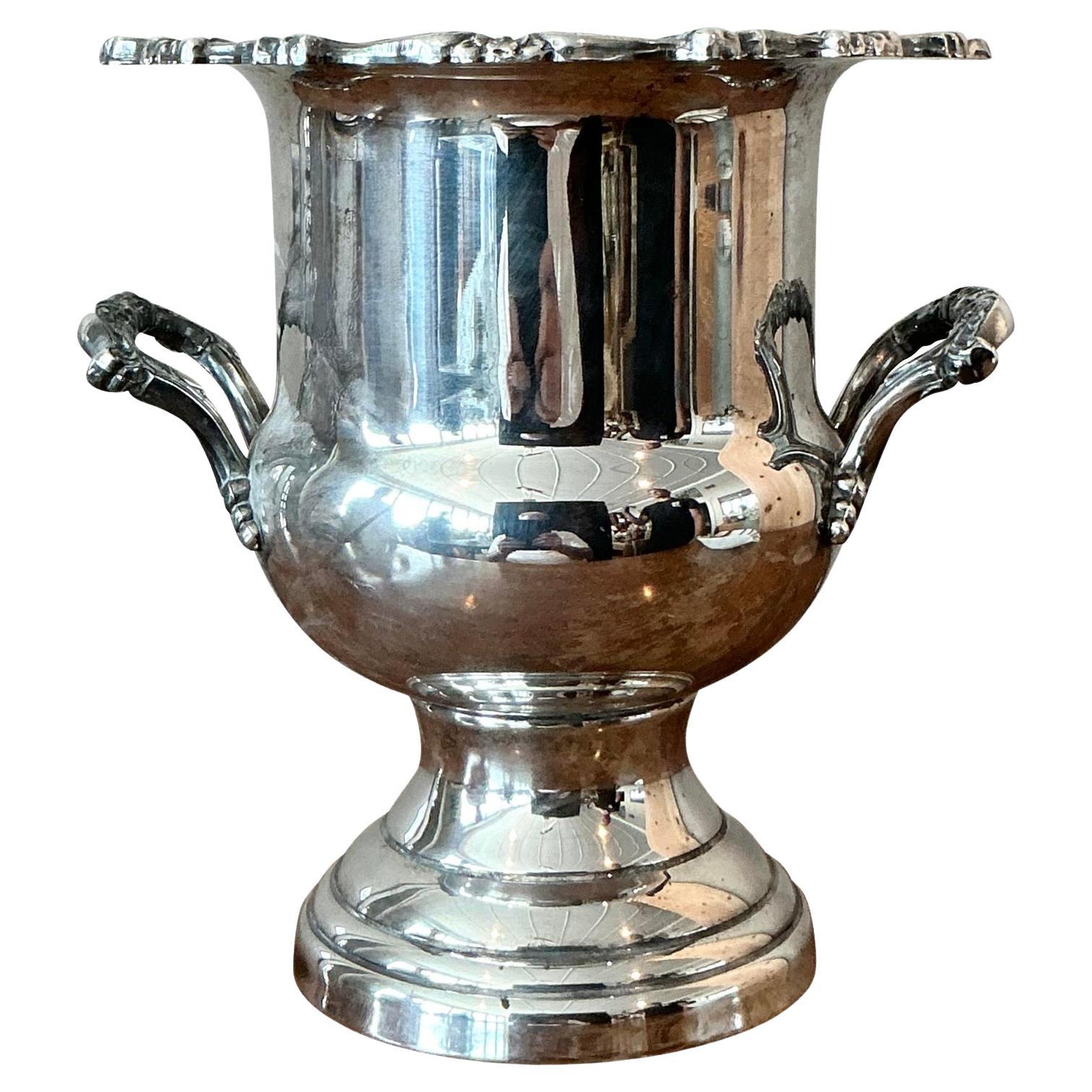 Seau à champagne Vintage Regency Silver Plate
