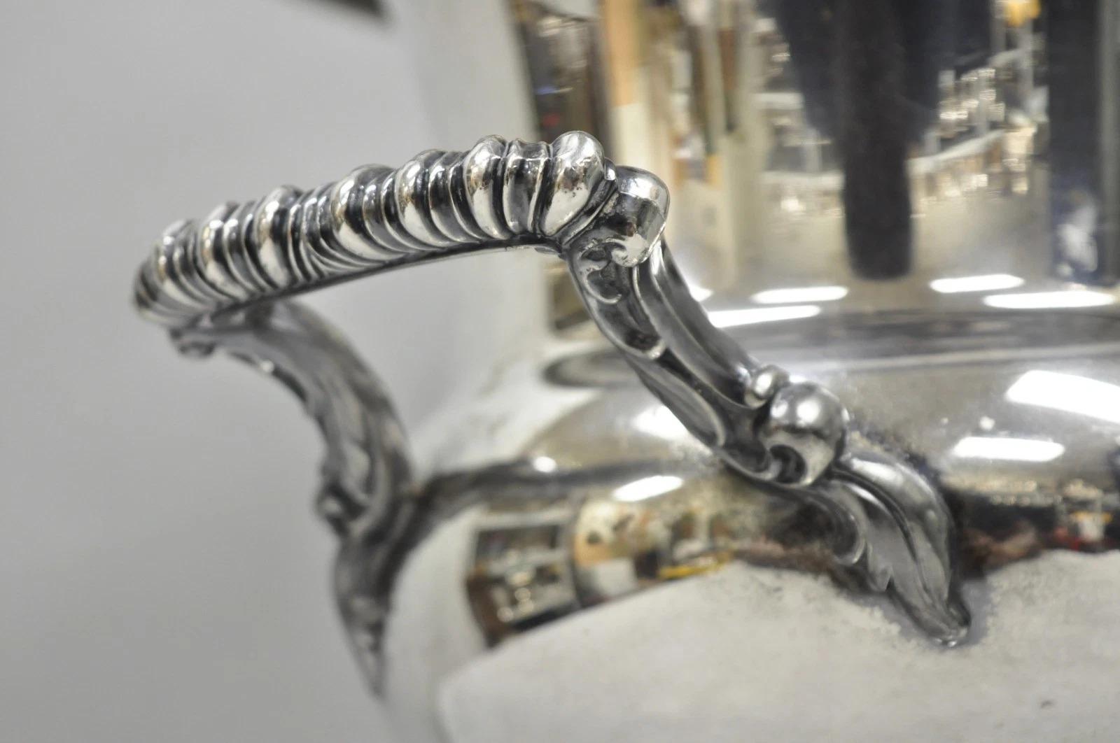 20th Century Vintage Regency Silver Plated Trophy Cup Champagne Chiller Ice Bucket For Sale