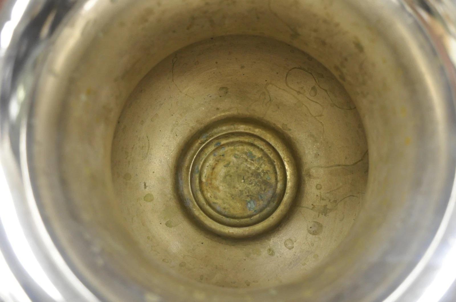 Vintage Regency Silver Plated Trophy Cup Champagne Chiller Ice Bucket For Sale 3