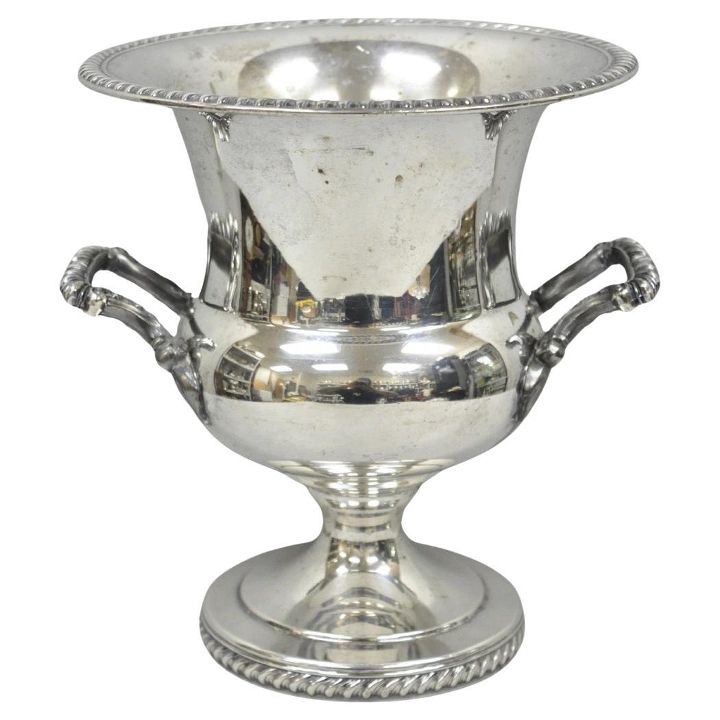 Vintage Regency Silver Plated Trophy Cup Champagne Chiller Ice Bucket