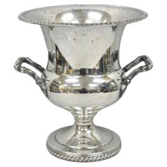 Vintage Regency Silver Plated Trophy Cup Champagne Chiller Ice Bucket