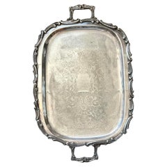 Vintage Regency Silverplate Serving Tray