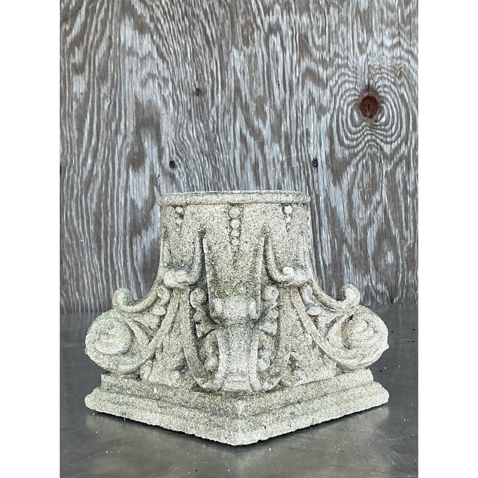 Vintage Regency Kleiner korinthischer Säulensockel (amerikanisch) im Angebot