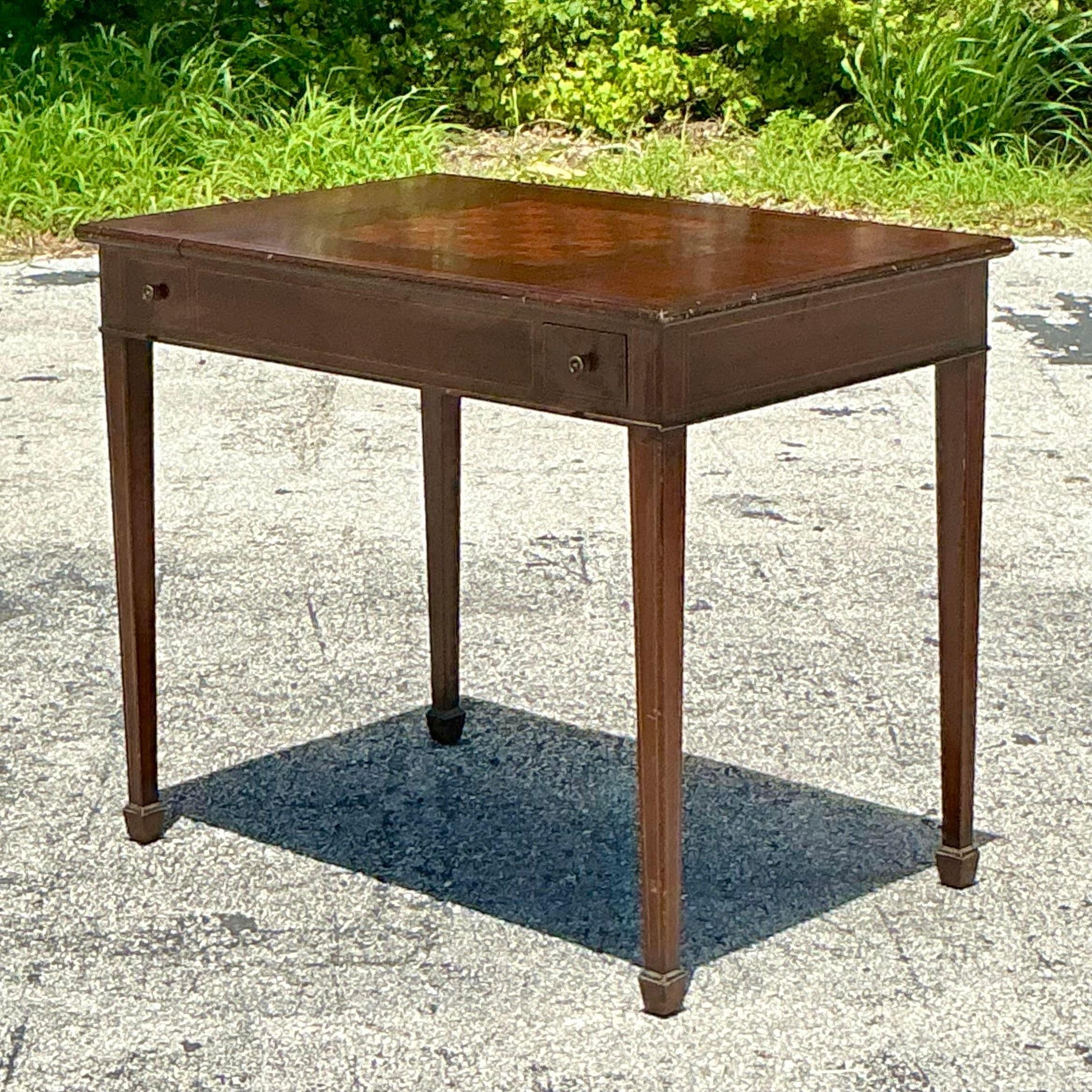 American Vintage Regency Smith and Watson Game Table For Sale