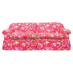 Vintage Regency Sofa in Brunschwig and Fils “Fiesta De Flores” Upholstery