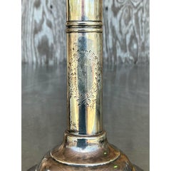 Vintage Regency Sterling Candlesticks - Set of 2