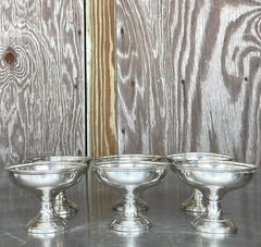 Vintage Regency Sterling Silver Compote Cups - Set of 6