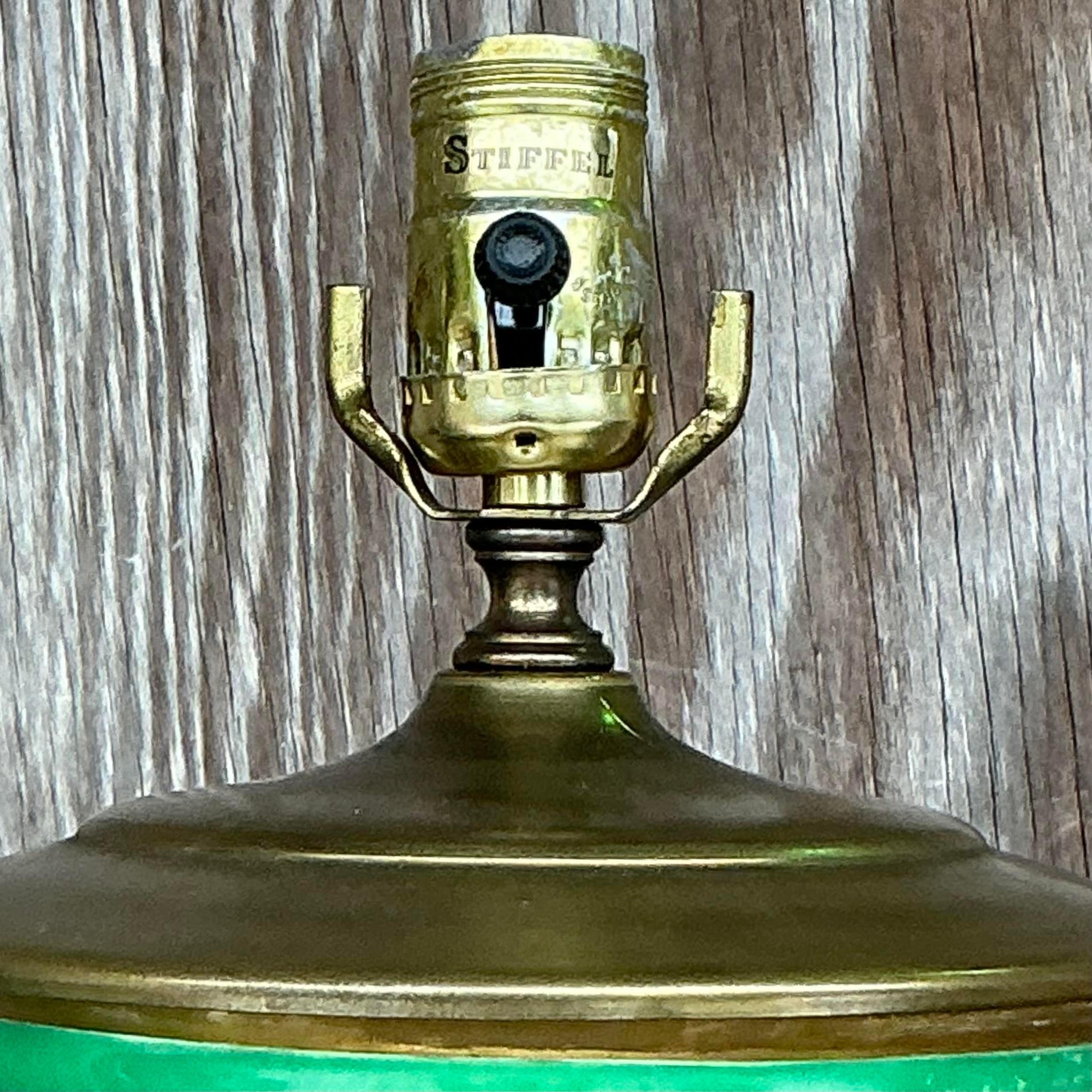 Lampade figurative Stiffel d'epoca - una coppia In condizioni buone in vendita a west palm beach, FL