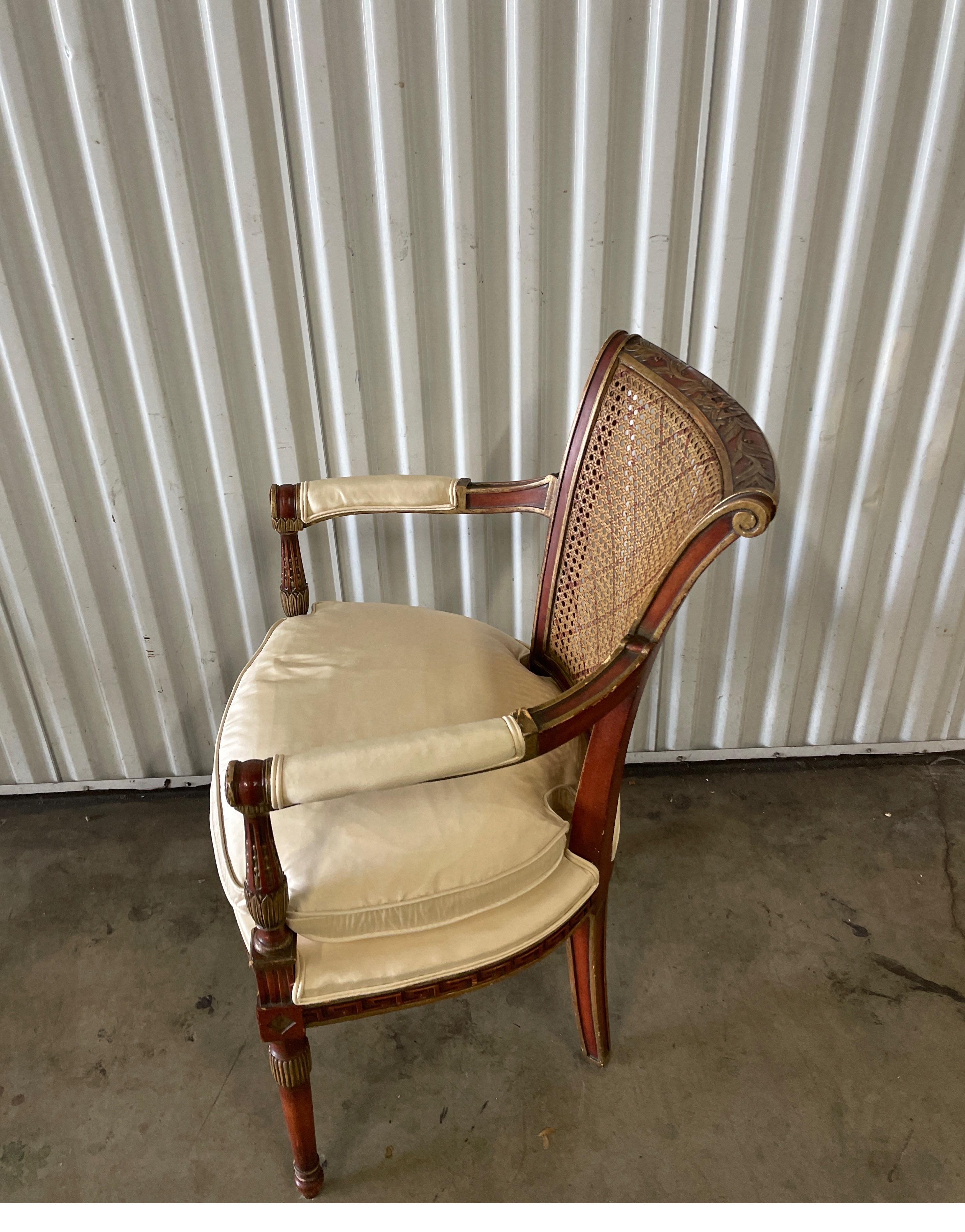 Vintage-Sessel im Regency-Stil (Französisch) im Angebot