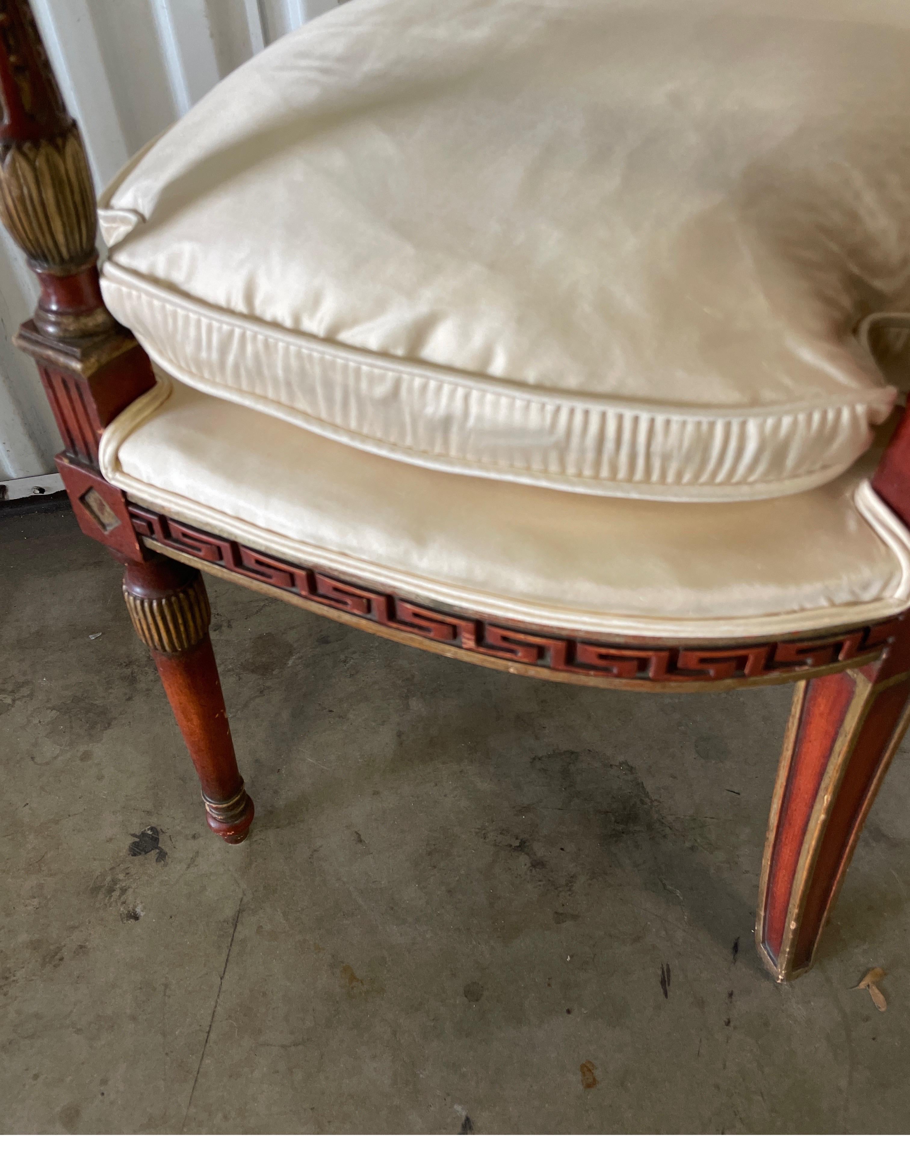 Vintage-Sessel im Regency-Stil im Zustand „Gut“ im Angebot in West Palm Beach, FL
